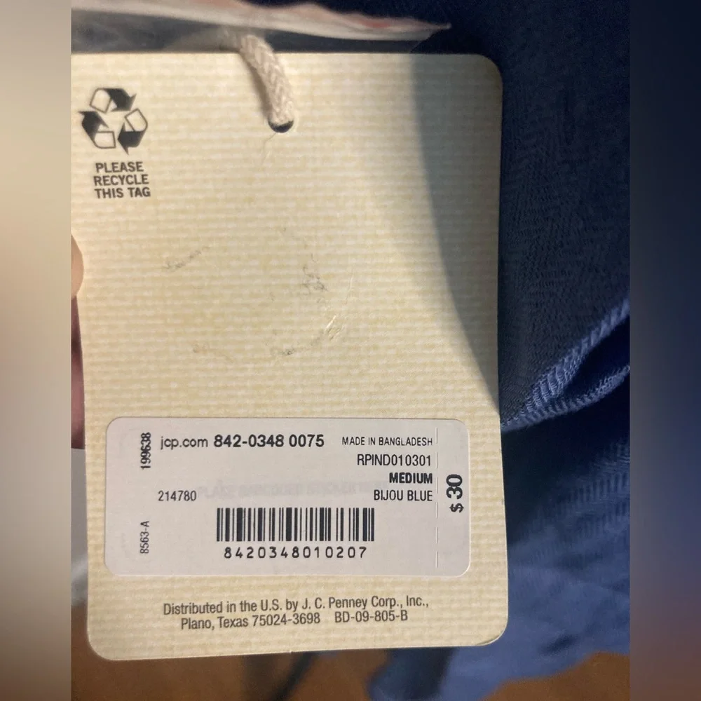 a.n.a blue Jean tank - Picture 4 of 5